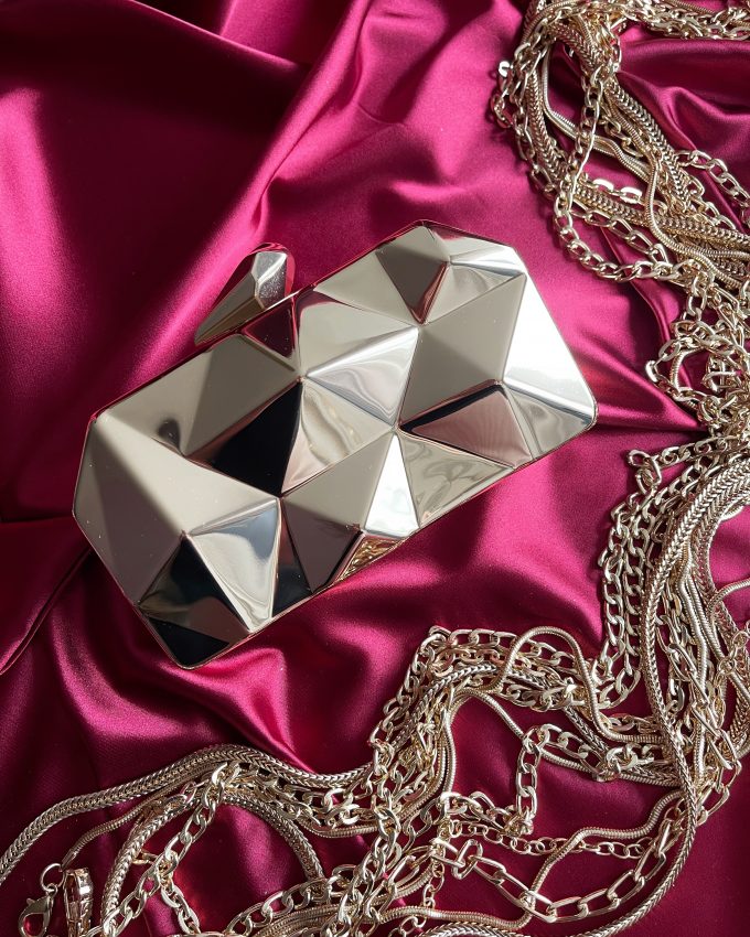 Moteriška delninė, auksinė delninė, moteriška rankinė, vakarinė rankinė, proginė moteriška delninė