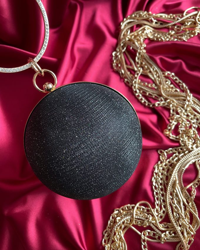 Moteriška delninė, juoda delninė, moteriška rankinė, vakarinė rankinė, proginė moteriška delninė