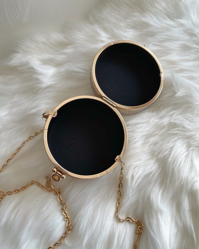 Moteriška rankinė Moteriška delninė, auksinė delninė, moteriška rankinė, vakarinė rankinė, proginė moteriška delninė