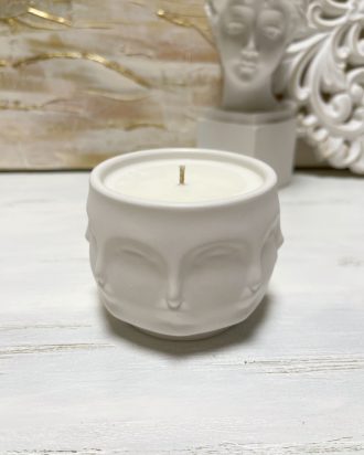 Sojų vaško žvakė, rankų darbo žvakė