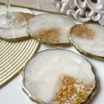 Padėkliukai, baltas interjeras, baltai auksiniai, namų dekoras, interjero akcentai, dovana jai, dovana, dovanos moterims