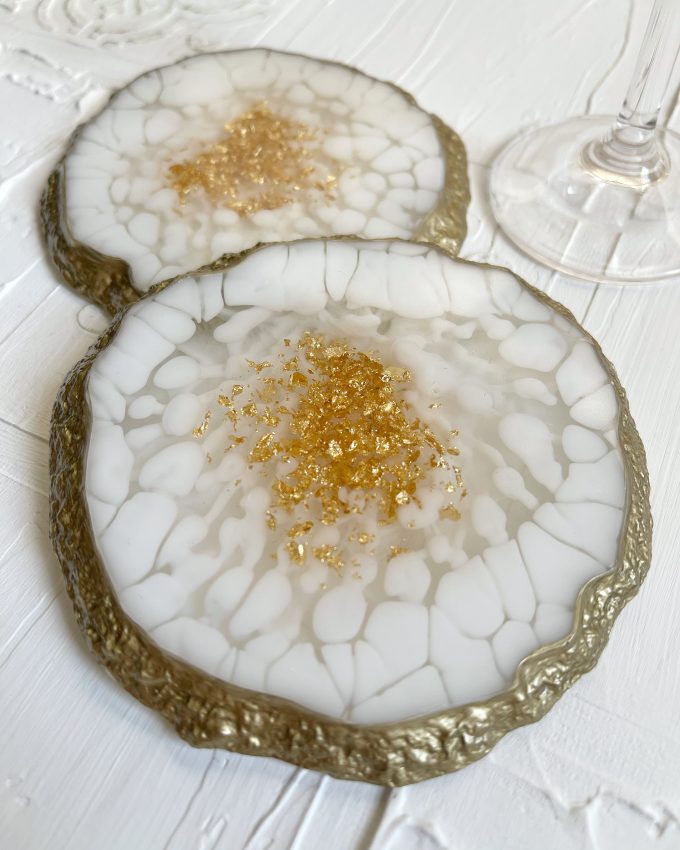 Padėkliukai, baltas interjeras, baltai auksiniai, namų dekoras, interjero akcentai, dovana jai, dovana, dovanos moterims