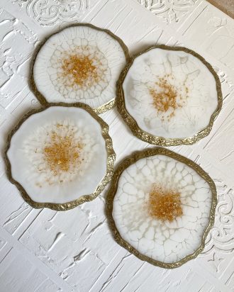 Padėkliukai, baltas interjeras, baltai auksiniai, namų dekoras, interjero akcentai, dovana jai, dovana, dovanos moterims